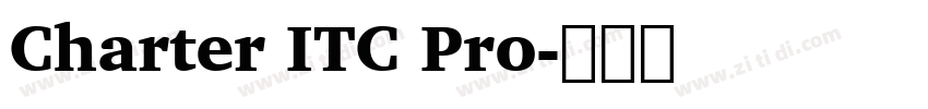 Charter ITC Pro字体转换